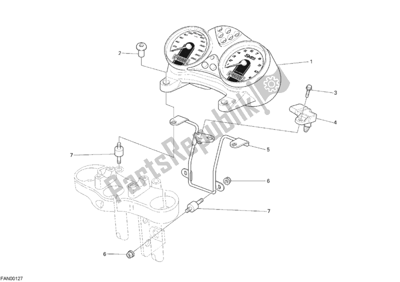 Wszystkie części do Metr Ducati Monster S4 RS USA 1000 2008